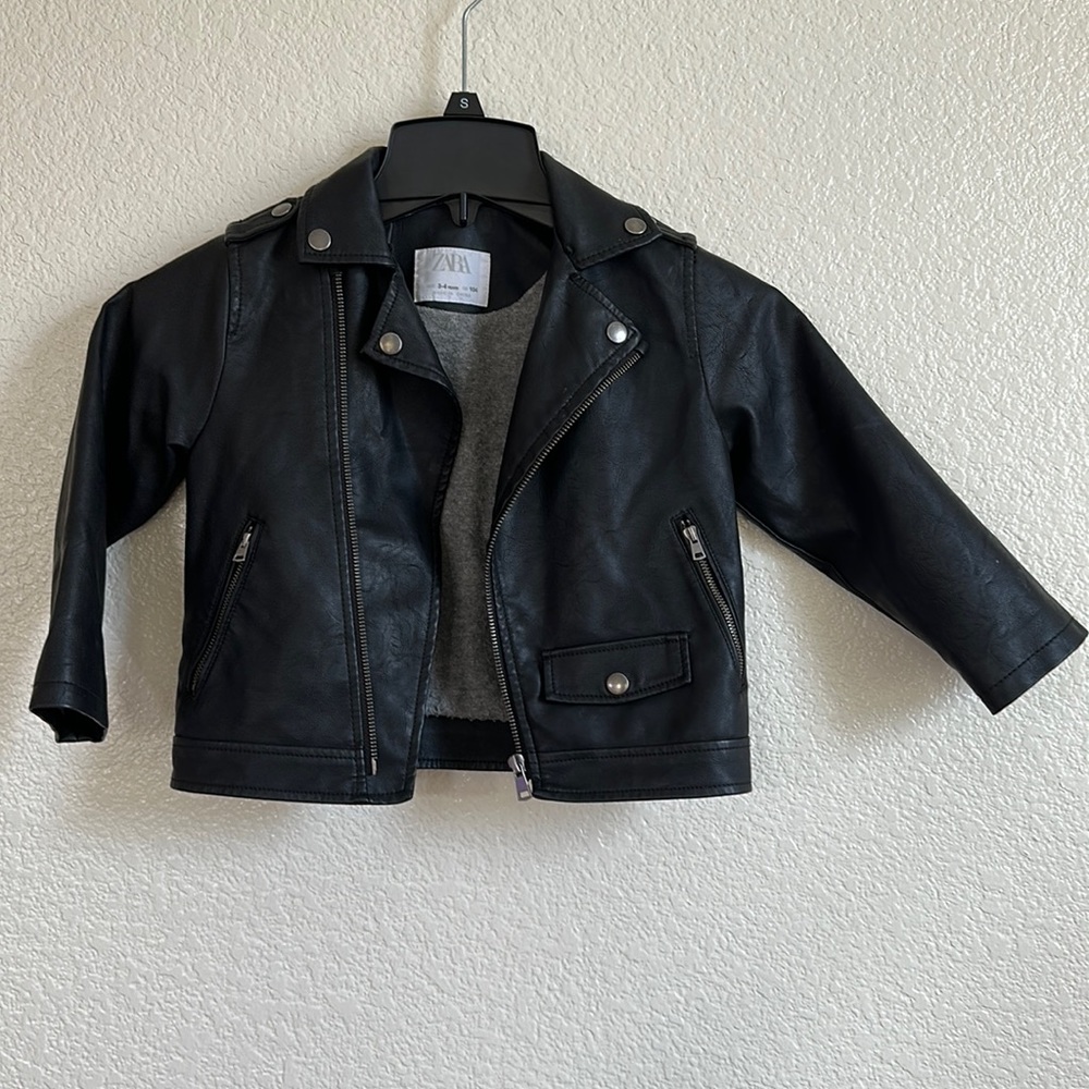 Zara Kids Faux Leather Jacket